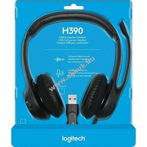 Logitech H390 USB sztereó headset fekete kép