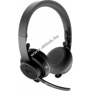 Logitech Zone Wireless UC Bluetooth sztereó headset Qi vezeték nélküli töltés fekete Business kép