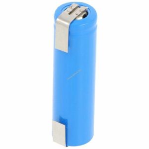 Helyettesítő akku borotva és fogkefe 14500 3, 6-3, 7V 800mAh U-forma forrfüllel IMR kép