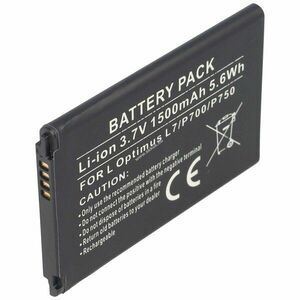 Helyettesítő akku mobiltelefon LG Optimus L7 P700 BL-44JH 3, 7V 1500mAh Li-Ion kép