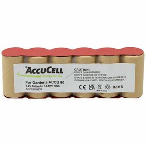 Helyettesítő akku Gardena ACCU90 8804 8804-20 kerti gép NiMH kép
