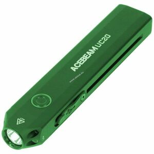 AceBeam UC20 zöld LED zseblámpa 1000lm 3 fényforrás USB-C újratölthető 1000mAh Li-Polymer kép