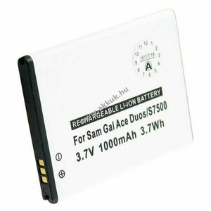 Helyettesítő akku Samsung Galaxy Ace Plus Galaxy Mini 2 GT-S6500 GT-S7500 mobiltelefon 1200mAh kép