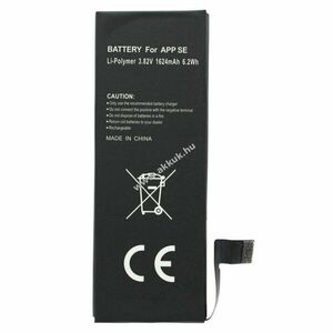 Helyettesítő akku mobiltelefon Apple iPhone SE 616-00106 616-00107 1624mAh 6, 2Wh kép