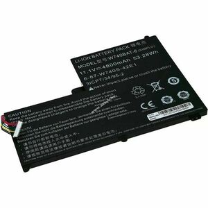 Helyettesítő akku Clevo W740 W740BAT-6 laptop 10, 8V 4900mAh LiPo kép