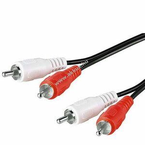Audio-video kábel 2x RCA (cinch) dugó - 2x RCA (cinch) dugó 15, 0m kép