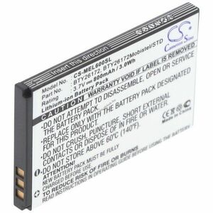Helyettesítő akku Emporia EL600 BTY26172 Mobistel Elson EL600 mobiltelefon 52x34x4, 5mm kép