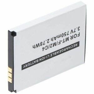 Helyettesítő akku AVM FRITZFon MT-F M2 C4 C5 3.7V 750mAh 312BAT006 DECT telefon Li-Ion kép
