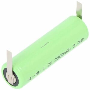 Helyettesítő akku Braun 3731 3738 50, 1x14, 4mm 1, 2V 2500mAh borotva és fogkefe kép