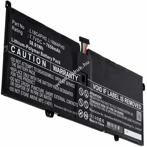 Helyettesítő laptop akku Lenovo Yoga C940-14IIL L18C4PH0 7, 7V 7650mAh kép