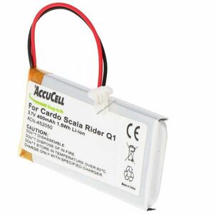 Helyettesítő akku Cardo Rider Q1 Scala Rider Q1 Q3 WW452050PL 3, 7V 320-400mAh Li-Polymer pda és mp3 kép