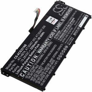 Helyettesítő akku laptop Acer AC14B7K KT.000407.006 15, 28V 3250mAh kép