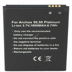Helyettesítő akku Archos 50/50 Platinum AC50PL mobiltelefon kép