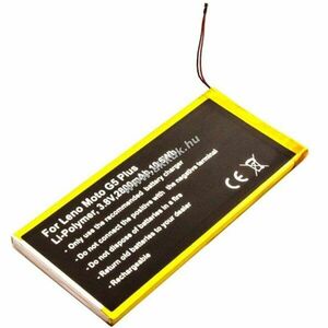 Helyettesítő akku Lenovo Moto G5 Plus XT1677, XT1681, XT1683, XT1684 3, 8V2800mAh mobiltelefon Li-Po kép