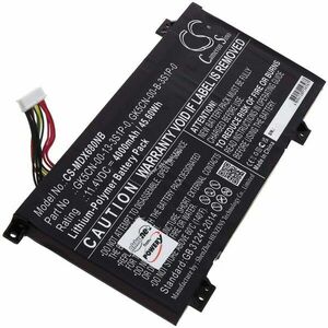 Helyettesítő laptop akku Medion Erazer X6805 MD61635 GK5CN-00-13-3S1P-0 11, 4V 4000mAh LiPo kép