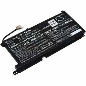Helyettesítő laptop akku HP Pavilion Gaming 15 HSTNN-DB9G PG03XL 11, 55V 4500mAh 52Wh LiPo kép