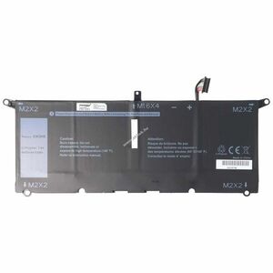 Helyettesítő akku Dell G8VCF DXGH8 OH754V 0H754V 7, 6V 6300mAh tablet Li-Ion kép