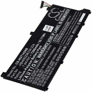 Helyettesítő akku laptop Huawei MateBook D 15 MagicBook 14 2020 HB4692Z9ECW-22A 7, 64V 7300mAh LiPo kép