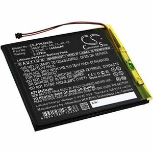 Helyettesítő akku Pocketbook Touch Lux 3 627 615 306070PL 3.7V 1450mAh LiPo tablet kép