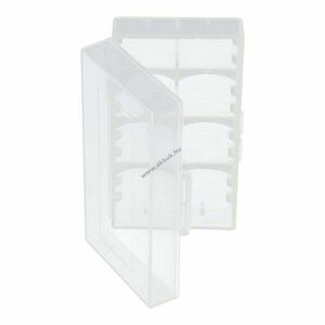 Universal AccuSafe tárolódoboz 1-2 db 18650 Li-Ion akku kép