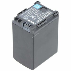 Helyettesítő akku Canon BP-820 BP-828 7, 4V 2600mAh videokamera Li-Ion kép