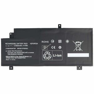 Helyettesítő laptop akku Sony Vaio VGP-BPS34 11, 1V 3600mAh Li-Ion kép