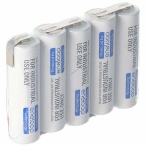 Panasonic eneloop AA Mignon ceruza akku 6V 1900mAh 5db/csomag 5/BK-3MCCE modellépítő NiMH kép