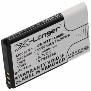 Helyettesítő akku Motorola Ease 34/35/44 VT533450 bébiőr 3, 7V 1150mAh kép