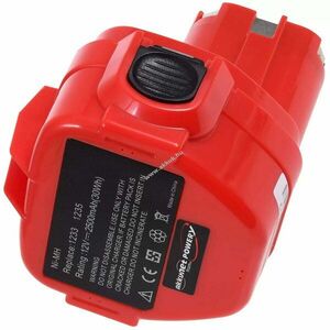 Helyettesítő akku Makita 1220/1222 12V 2500mAh szerszámgép NiMH kép