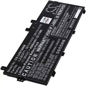 Helyettesítő laptop akku Lenovo ThinkPad X13 Yoga G2 L20M3P71 11, 58V 4500mAh LiPo kép
