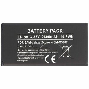 Helyettesítő akku Samsung Galaxy Xcover 4 SM-G390F EB-BG390BBE 3, 85V 2800mAh mobiltelefon Li-Ion kép