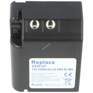 Helyettesítő akku Leica TCA1100 TCA1700 TCA1800 TPS1000 TPS2000 12V 2000mAh videokamera NiMH kép