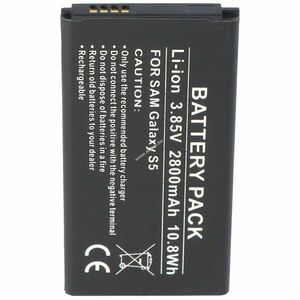Helyettesítő akku Samsung Galaxy S5 mobiltelefon 3, 9V 2800mAh EB-B900BC EB-B900BE EB-B900BK Li-Ion kép