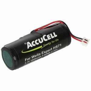 Helyettesítő akku Wella Expert HS71 1/UR18500L Mat.-Nr. 1531582 borotva és fogkefe 3, 7V Li-ion kép