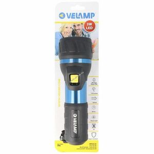 Velamp IP06 zseblámpa 110lm 3W víz- és ütésálló 2x D (góliát) elemmel kép