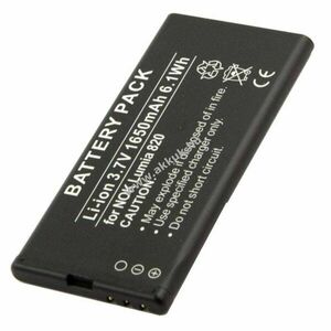 Nokia Lumia 820/820.2/825 Arrow 1650mAh mobiltelefon akku kép