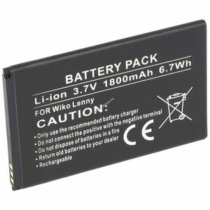 Helyettesítő akku Wiko Lenny mobiltelefon 1800mAh B1510013109 Li-Ion kép