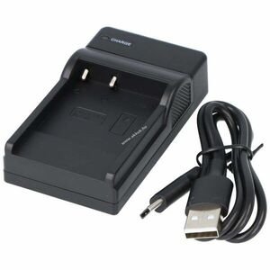 USB akkutöltő Casio NP-40 Pentax LB-060 fényképezőgép videokamera töltéskijelző kép
