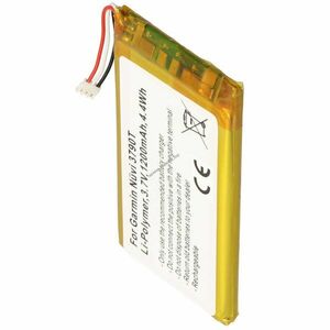 Helyettesítő akku Garmin Nuvi 3700 GPS navigáció 361-00046-02 361-00064-02 3, 7V 1200mAh Li-Polymer kép