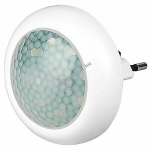 Kerek LED éjszakai lámpa infravörös mozgásérzékelővel, sötétedésérzékelő 230VAC CEE 7/16 IP20 7, 5cm kép