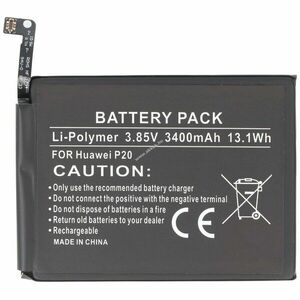 Helyettesítő akku Huawei P20 Lite HB366481ECW 3, 85V 3000mAh mobiltelefon Li-Polymer kép