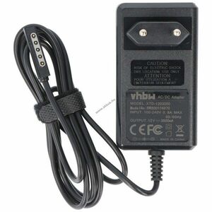 Utángyártott hálózati töltő Microsoft Surface/RT/2/Pro/Pro 2 12, 0V 40W W9S-00004 fekete kép