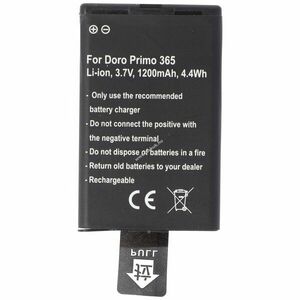 Helyettesítő akku mobiltelefon Doro Primo 365 Skylink Duos RBC01 3, 7V 1300mAh Li-Ion kép
