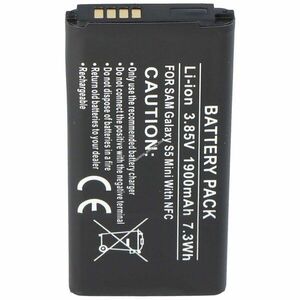 Helyettesítő akku Samsung Galaxy S5 Mini mobiltelefon EG-BG800 3, 8V 1900mAh Li-Ion kép