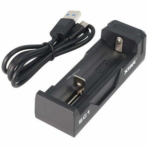 Xtar SC1 Li-ion akku gyorstöltő 3, 6-3, 7V egyrekeszes 75mm kép