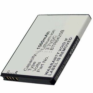 Helyettesítő akku HTC Desire SV Thunderbolt 2 3, 7V 1500mAh mobiltelefon Li-Ion kép