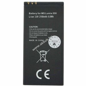 Helyettesítő akku Nokia BV-T5A mobiltelefon Lumia 730/735 3, 8V 2220mAh Li-Ion kép