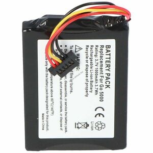 Helyettesítő akku TomTom AHA11111008 VFAD Go5000 Go6000 3, 7V 1000mAh GPS navigáció Li-Ion kép