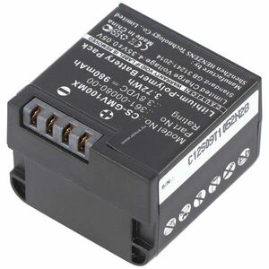 Helyettesítő akku Garmin VIRB XE fényképezőgép 980mAh 010-12256-01, 361-00080-00, GMICP902624 LiPo kép