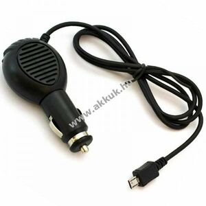 12V autós gyorstöltő 2A Wiko Lenny kompatibilis mikro USB mobiltelefon kép